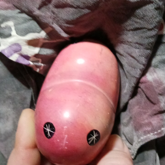 VINTAGE Southwestern Painted Heavy Stone Rock Decor - Picture 6 of 7